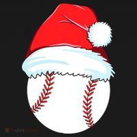Christmas Baseball For Ball Santa Ornament thumb 1