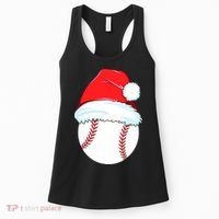 Christmas Baseball For Ball Santa Women's Tank Top thumb 0