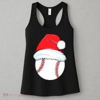 Christmas Baseball For Ball Santa Women's Tank Top thumb 3