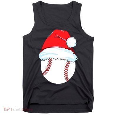 Christmas Baseball For Ball Santa Tank Top