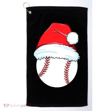 Christmas Baseball For Ball Santa Golf Towel