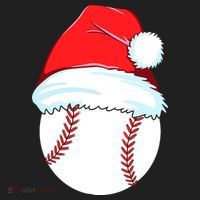 Christmas Baseball For Ball Santa Golf Towel thumb 3