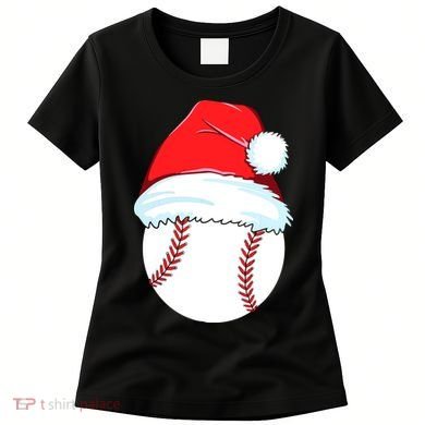 Christmas Baseball For Ball Santa Women's T-Shirt