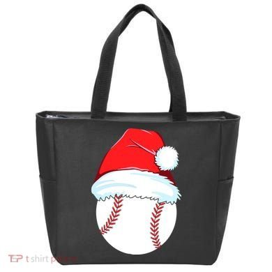 Christmas Baseball For Ball Santa Tote Bag