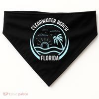 Clearwater Beach Florida USA-Made Doggie Bandana thumb 0