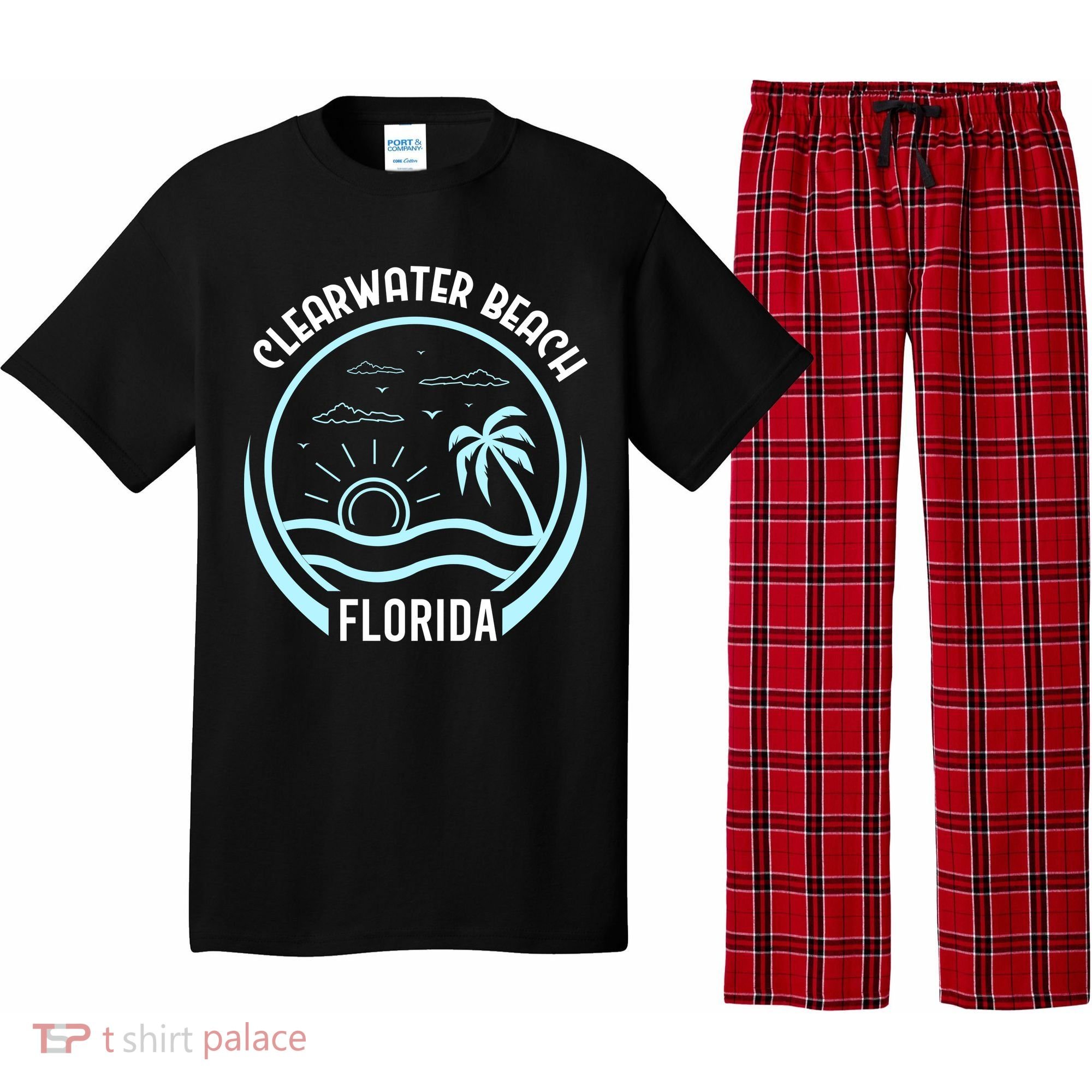 Clearwater Beach Florida Pajama Set