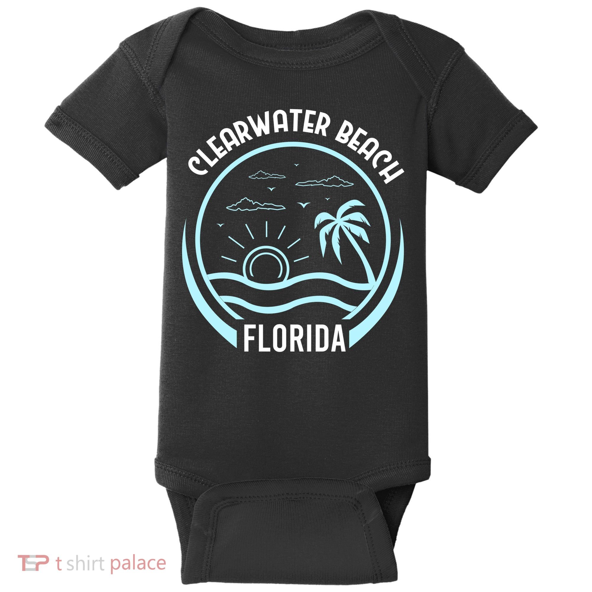 Clearwater Beach Florida Baby Bodysuit