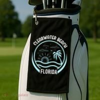 Clearwater Beach Florida Golf Towel thumb 2