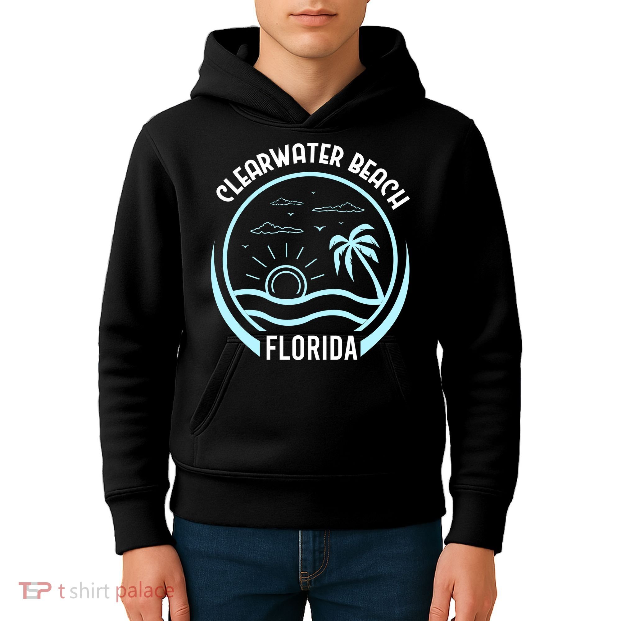 Clearwater Beach Florida Kids Hoodie