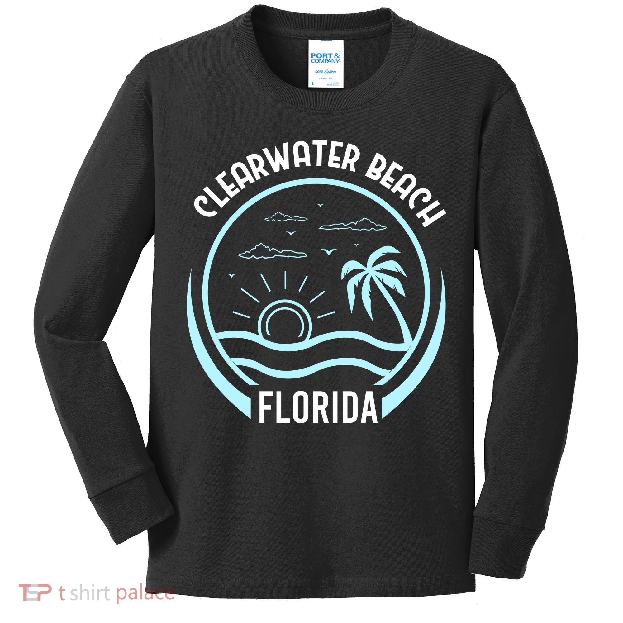 Clearwater Beach Florida Kids Long Sleeve Shirt