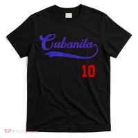 Cubanita Baseball Flag Souvenir Cubana Cuba Women Girl T-Shirt thumb 0