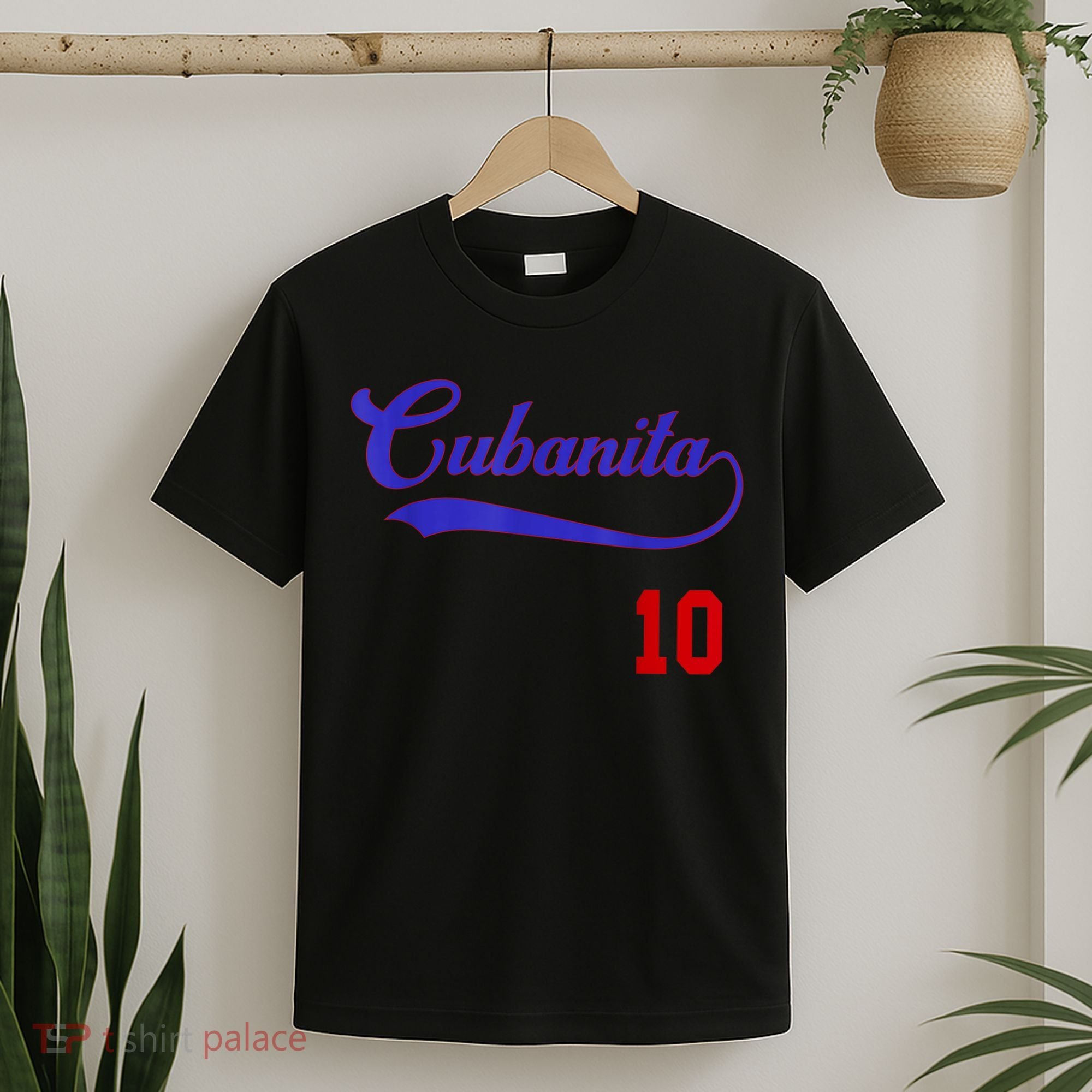 Cubanita Baseball Flag Souvenir Cubana Cuba Women Girl T-Shirt