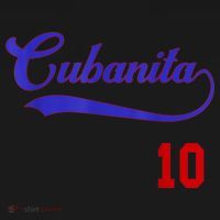 Cubanita Baseball Flag Souvenir Cubana Cuba Women Girl Women's Hoodie thumb 2