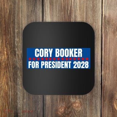 Cory Booker For President 2028, Cool Cory Booker 2028 Coaster