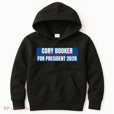 Cory Booker For President 2028, Cool Cory Booker 2028 Kids Hoodie