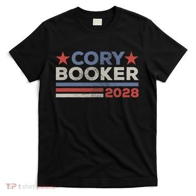 Cory Booker For President 2028 Retro Cory Booker 2028  T-Shirt