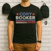 Cory Booker For President 2028 Retro Cory Booker 2028  T-Shirt thumb 6