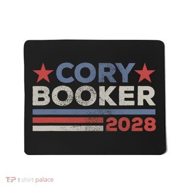 Cory Booker For President 2028 Retro Cory Booker 2028  Mousepad