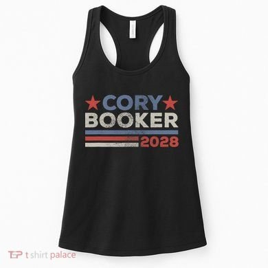 Cory Booker For President 2028 Retro Cory Booker 2028  Women's Tank Top