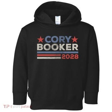 Cory Booker For President 2028 Retro Cory Booker 2028  Toddler Hoodie