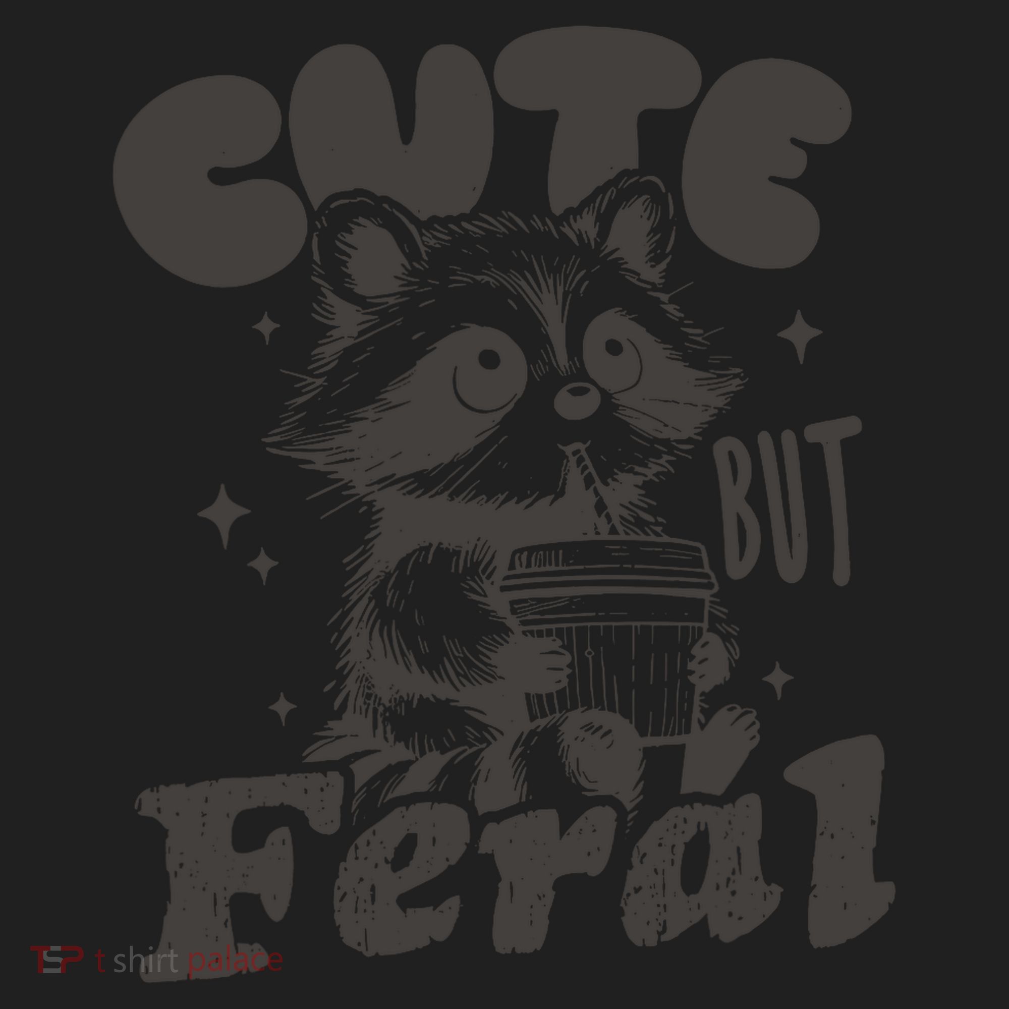 Cute But Feral Funny Racoon With Glasses  Women's Sweatshirt