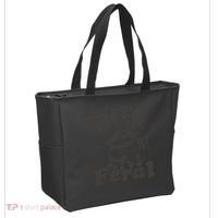 Cute But Feral Funny Racoon With Glasses  Tote Bag thumb 2