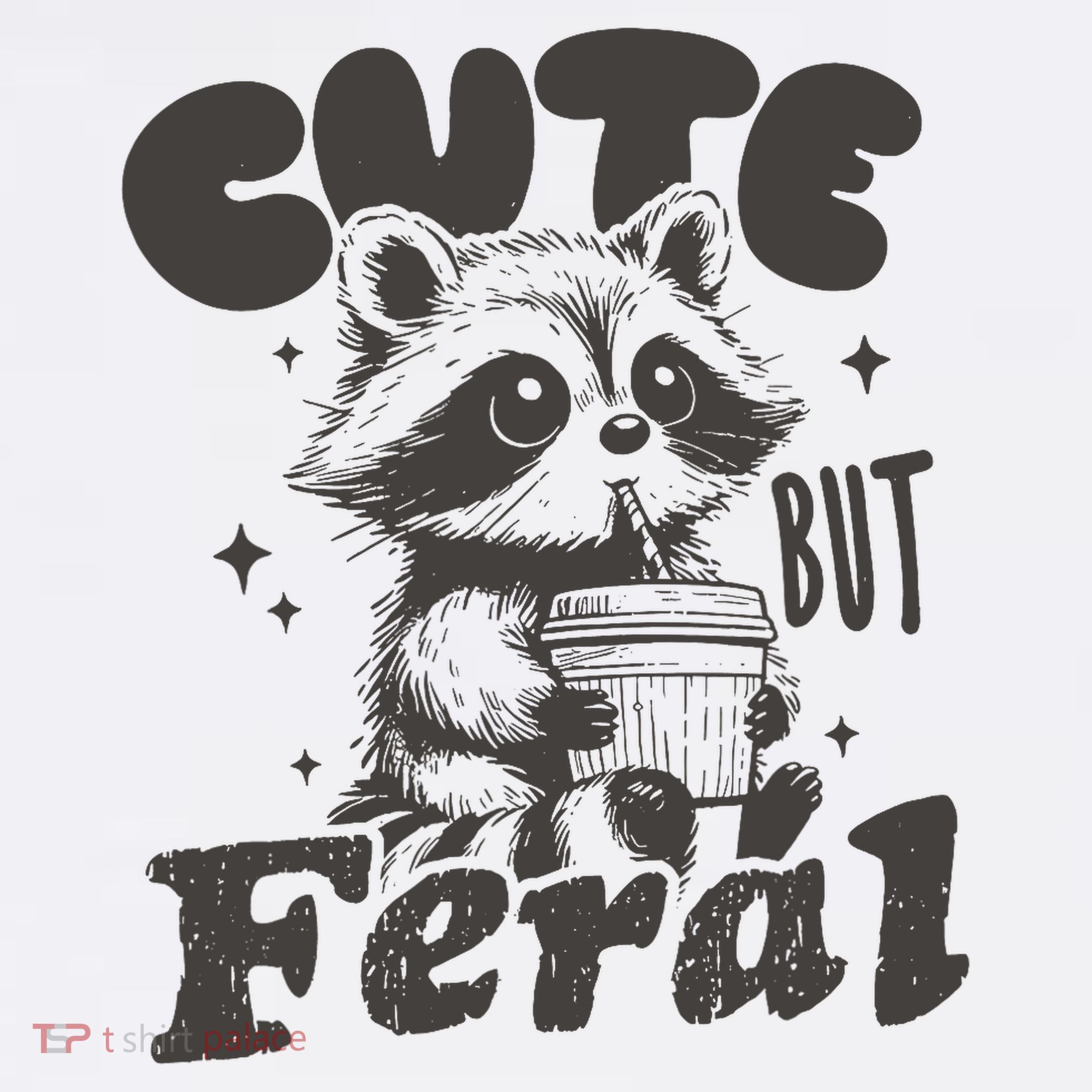 Cute But Feral Funny Racoon With Glasses  Women's Hoodie