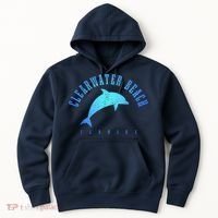Clearwater Beach Florida FL Dolphin Vacation Souvenir Hoodie thumb 0