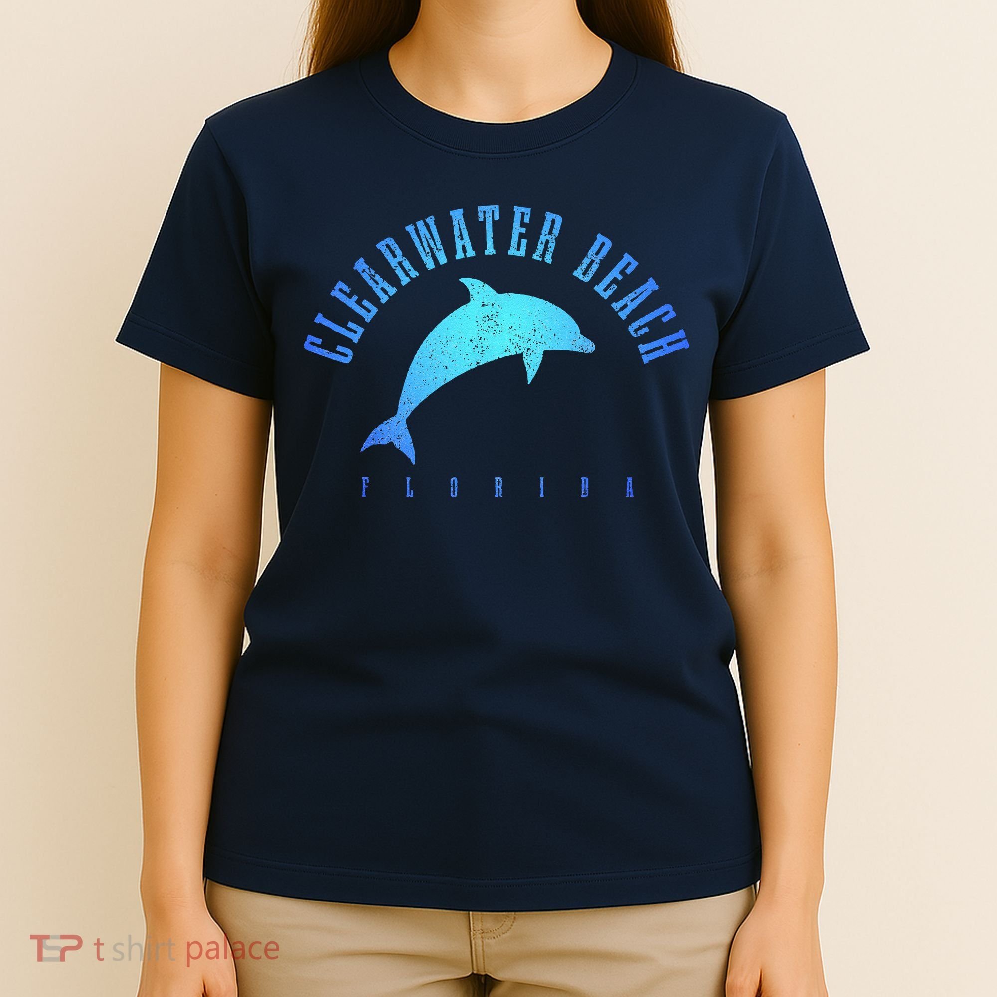 Clearwater Beach Florida FL Dolphin Vacation Souvenir T-Shirt