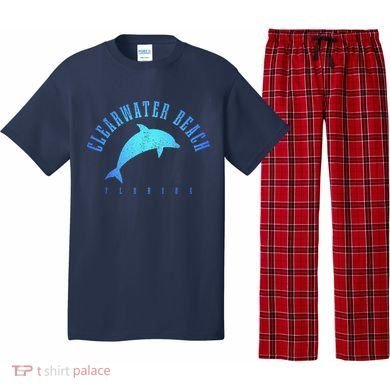 Clearwater Beach Florida FL Dolphin Vacation Souvenir Pajama Set