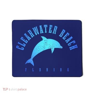 Clearwater Beach Florida FL Dolphin Vacation Souvenir Mousepad