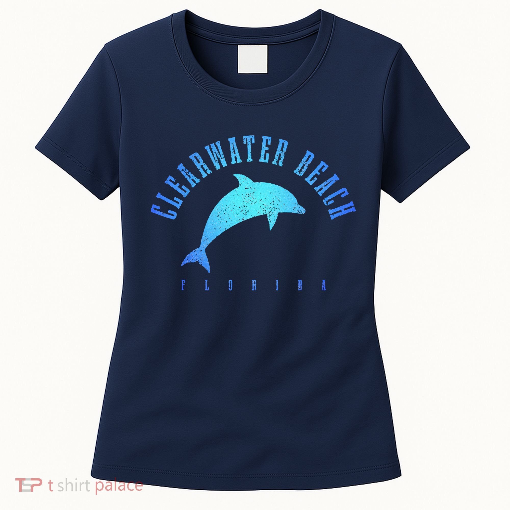 Clearwater Beach Florida FL Dolphin Vacation Souvenir Women's T-Shirt