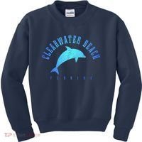Clearwater Beach Florida FL Dolphin Vacation Souvenir Kids Sweatshirt thumb 0