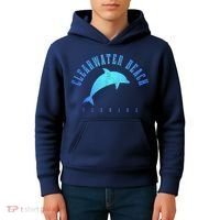 Clearwater Beach Florida FL Dolphin Vacation Souvenir Kids Hoodie thumb 4