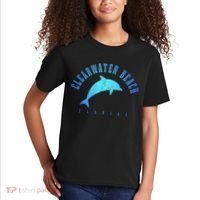 Clearwater Beach Florida FL Dolphin Vacation Souvenir Kids T-Shirt thumb 2