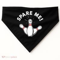 Cute Bowling For Or Spare Me USA-Made Doggie Bandana thumb 0