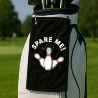 Cute Bowling For Or Spare Me Golf Towel thumb 2