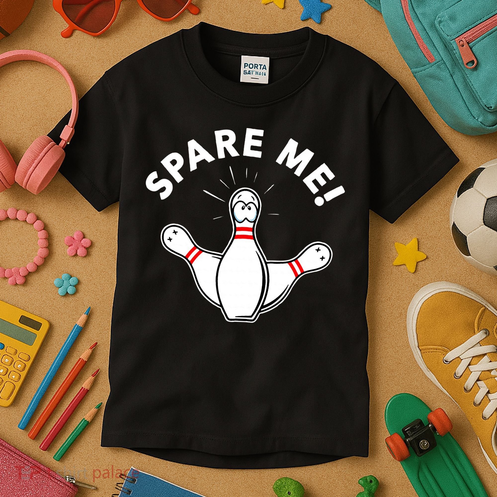 Cute Bowling For Or Spare Me Kids T-Shirt