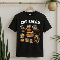 Cat Bread Foodie Kittten Pet Owner Loaf Lover Cat T-Shirt thumb 2