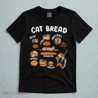 Cat Bread Foodie Kittten Pet Owner Loaf Lover Cat T-Shirt thumb 5