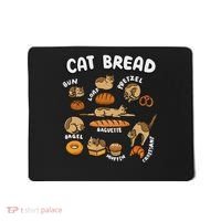 Cat Bread Foodie Kittten Pet Owner Loaf Lover Cat Mousepad thumb 0