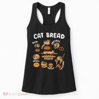 Cat Bread Foodie Kittten Pet Owner Loaf Lover Cat Women's Tank Top thumb 0