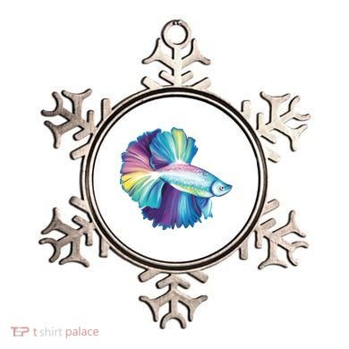 Colorful Betta Fish Swimming Ornament