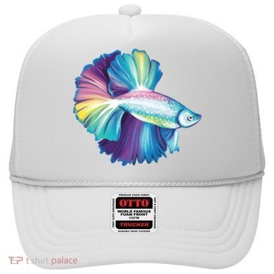 Colorful Betta Fish Swimming Hat