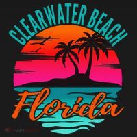 Clearwater Beach Florida Palm Tree Island Pink Toddler T-Shirt thumb 4