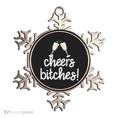 Cheers Bitches Funny New Year's Eve Ornament