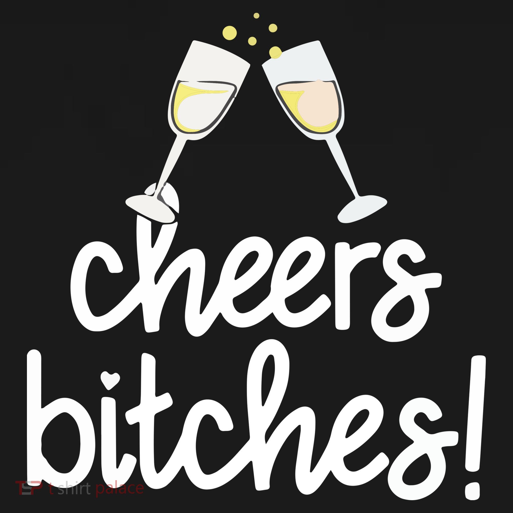 Cheers Bitches Funny New Year's Eve Ornament