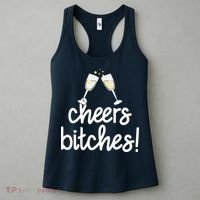 Cheers Bitches Funny New Year's Eve Women's Tank Top thumb 3
