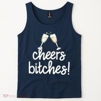 Cheers Bitches Funny New Year's Eve Tank Top thumb 2