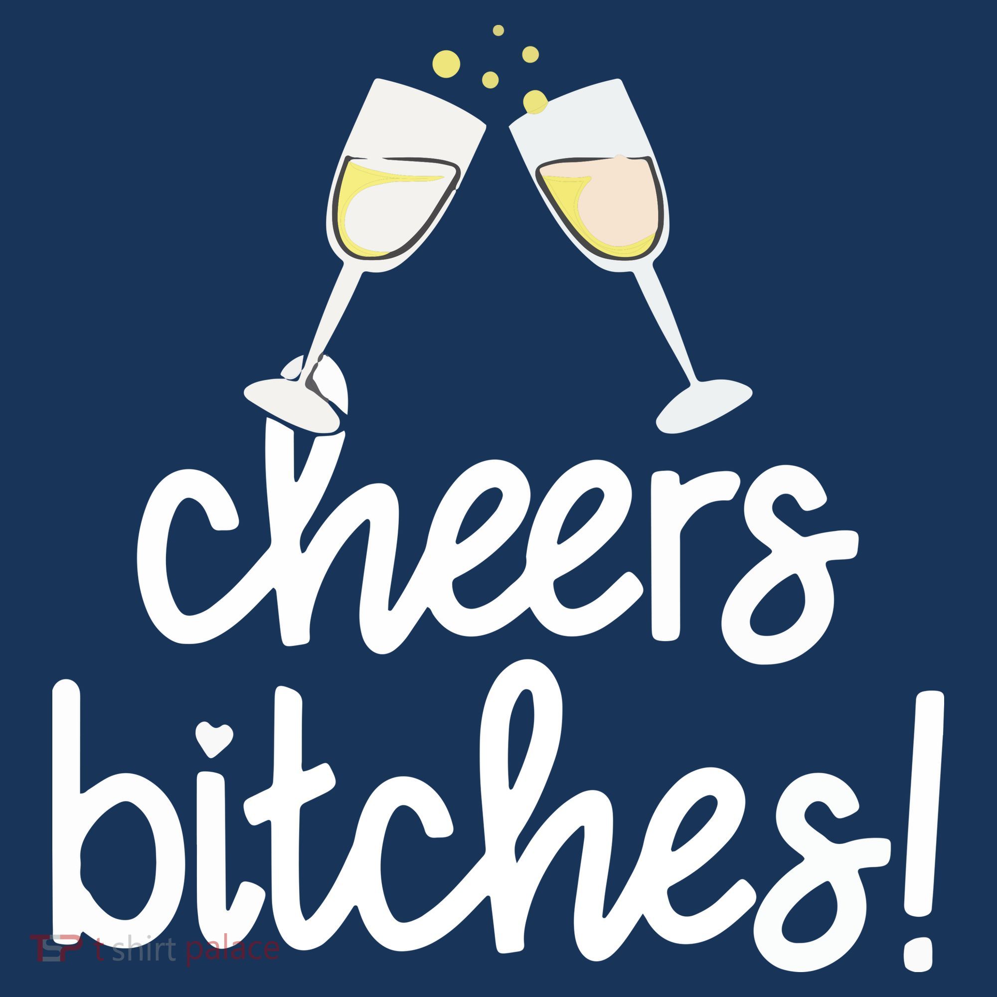 Cheers Bitches Funny New Year's Eve Visor